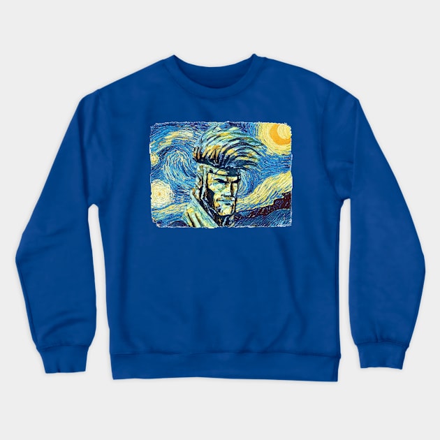 Gambit Van Gogh Style Crewneck Sweatshirt by todos